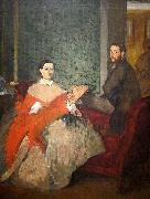 Edgar Degas Edmondo and Therese Morbilli Sweden oil painting artist